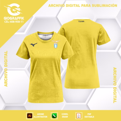 LAZIO VISITA PATTERN YELLOW 2024-25