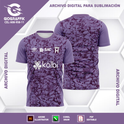 LD ALAJUELENSE LILA FLORAL 2024