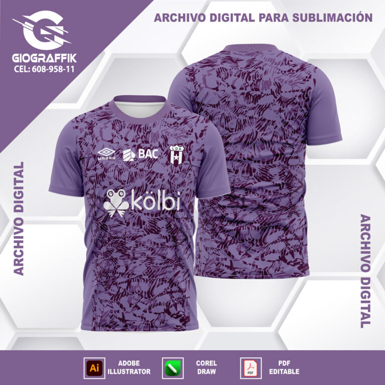 LD ALAJUELENSE LILA FLORAL 2024