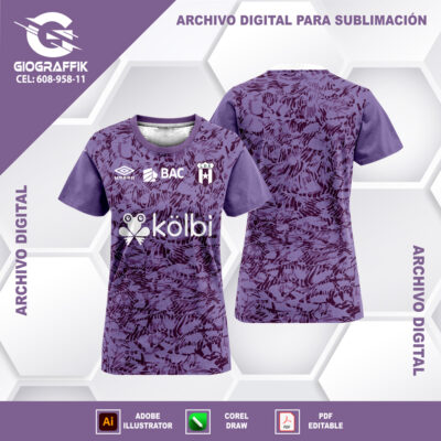 LD ALAJUELENSE LILA FLORAL 2024