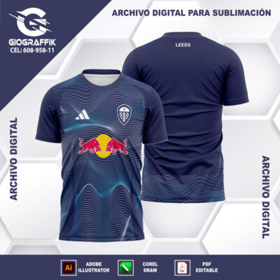 LEEDS UNITED VISITA BLUE 2024-25