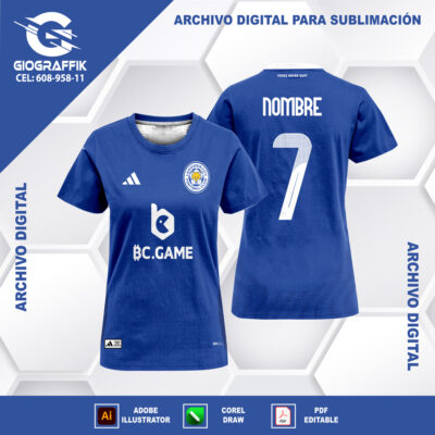 LEICESTER CITY HOME BLUE 2024-25
