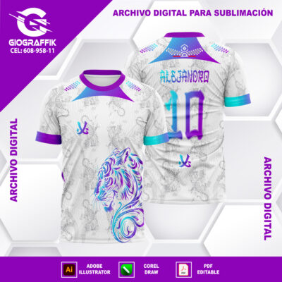 LEON DEGRADE CIAN MAGENTA MORADO PATTERNS