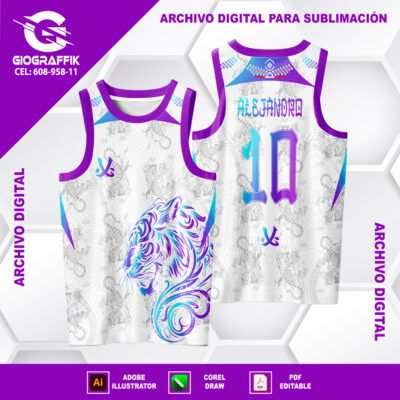 LEON DEGRADE CIAN MAGENTA MORADO PATTERNS