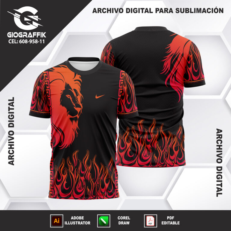 LEON DEGRADE ORANGE BLACK LLAMAS