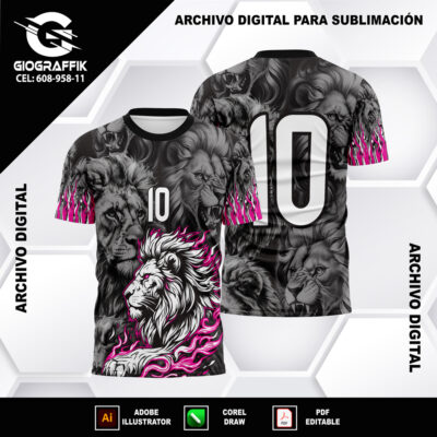 LEON LLAMAS MAGENTA BLANCO PATTERNS