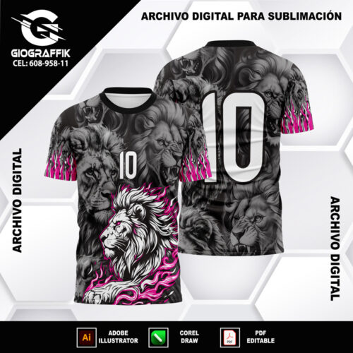 LEON LLAMAS MAGENTA BLANCO PATTERNS