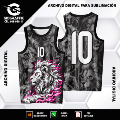 LEON LLAMAS MAGENTA BLANCO PATTERNS