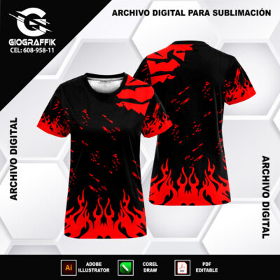LLAMAS GRUNGE RED BLACK MANCHAS ACUARELA