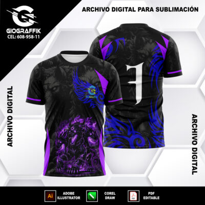 LOBO FUEGO MORADO BLACK BLUE