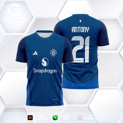 M UNITED VISITA BLUE 2024-25