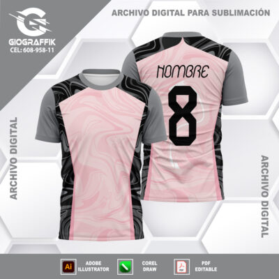 MANCHAS PINCEL ROSADO BLACK PLATEADO