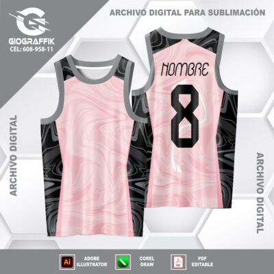 MANCHAS PINCEL ROSADO BLACK PLATEADO