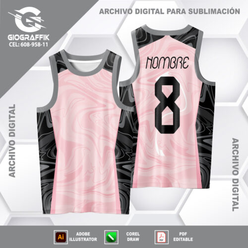 MANCHAS PINCEL ROSADO BLACK PLATEADO
