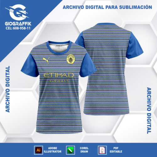 MANCHESTER CITY ARTE GEOMETRICO