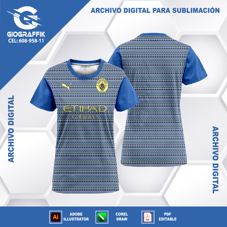 MANCHESTER CITY ARTE GEOMETRICO