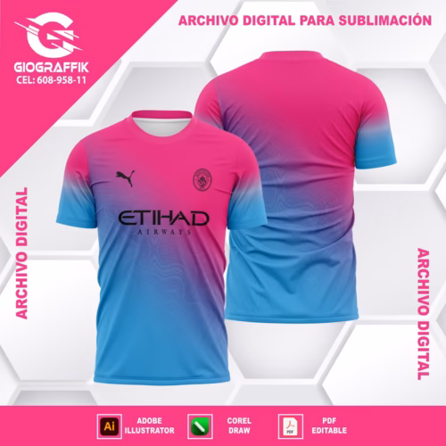 MANCHESTER CITY DEGRADE COLORS