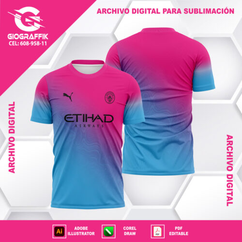 MANCHESTER CITY DEGRADE COLORS