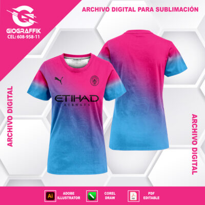 MANCHESTER CITY DEGRADE COLORS
