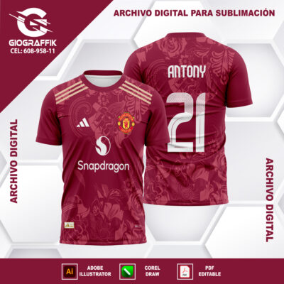 MANCHESTER UNITED GUINDO FLORAL ADIDAS