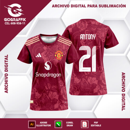 MANCHESTER UNITED GUINDO FLORAL ADIDAS
