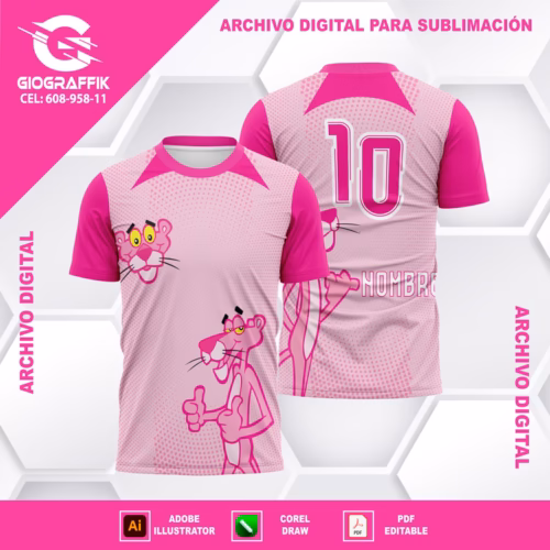 PANTERA ROSA CLASICO PATTERN MAGENTA