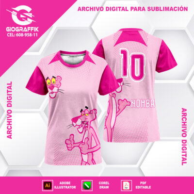 PANTERA ROSA CLASICO PATTERN MAGENTA