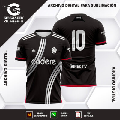 RIVER PLATE BLACK CONCEPT 2024