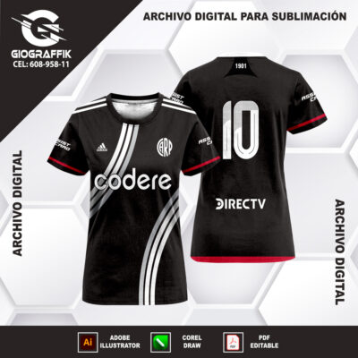 RIVER PLATE BLACK CONCEPT 2024
