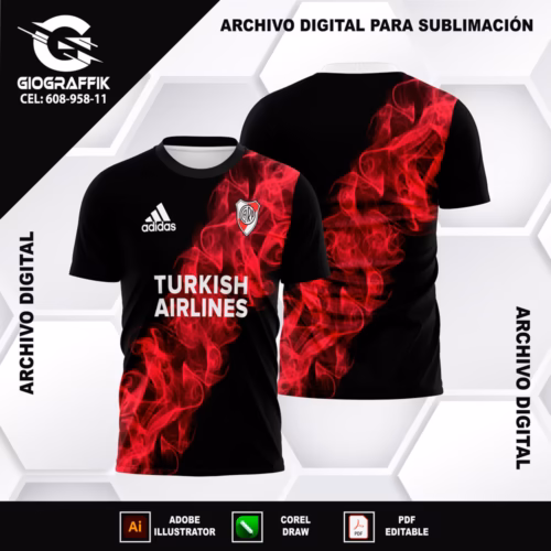 RIVER PLATE DEGRADE HUMO CONCEPT