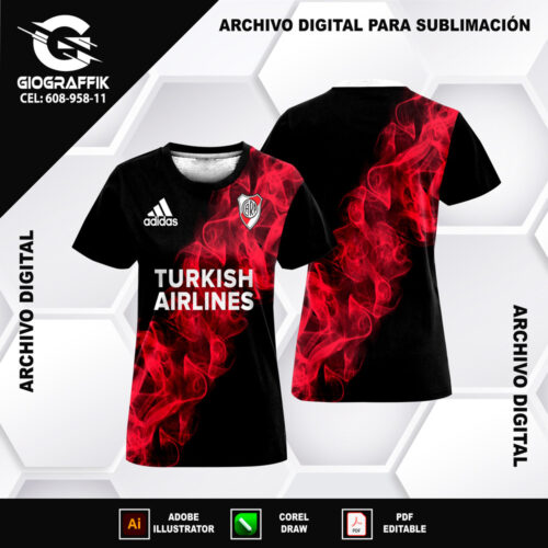 RIVER PLATE DEGRADE HUMO CONCEPT