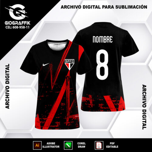SAO PAULO GRUNGE RED BLACK