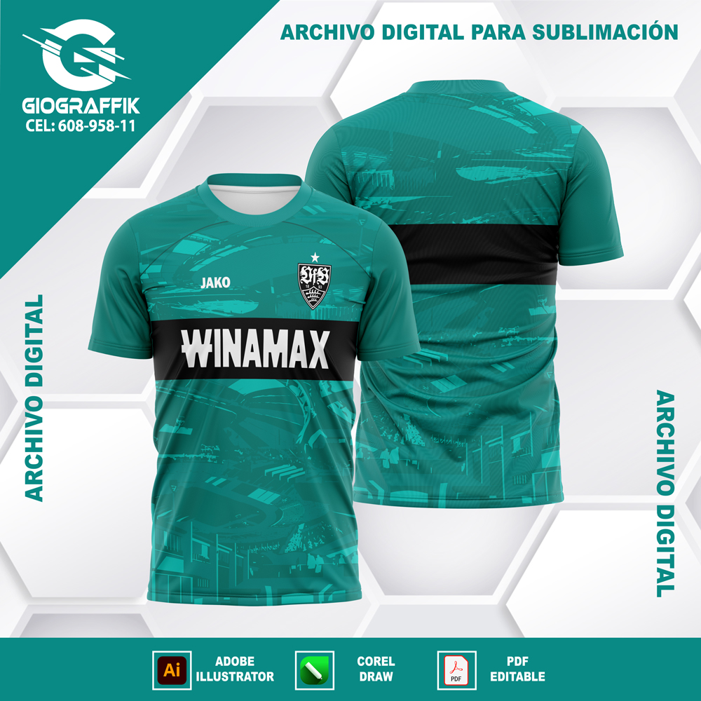 STUTTGART FC GREEN 2023-24 GRUNGE C STUTTGART FC GREEN 2023-24 GRUNGE C