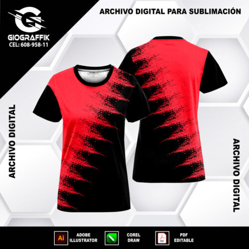 TEXTURA GRUNGE RED BLACK