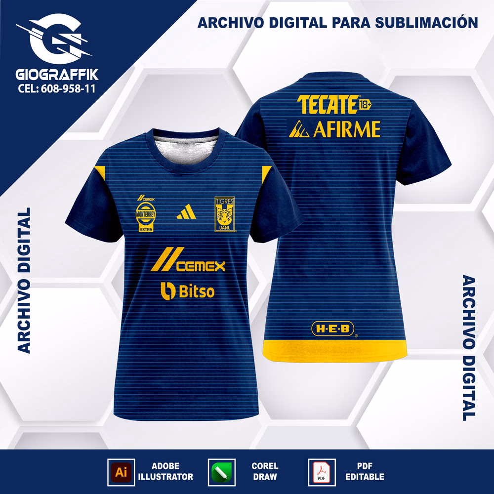 TIGRE MX VISITA BLUE 2024 - Imagen 2