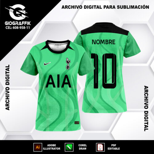 TOTTENHAM HOTSPUR GREEN TRAMA 2024