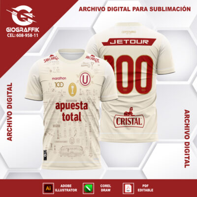 UNIVERSITARIO CENTENARIO CREMA OFICIAL 2024