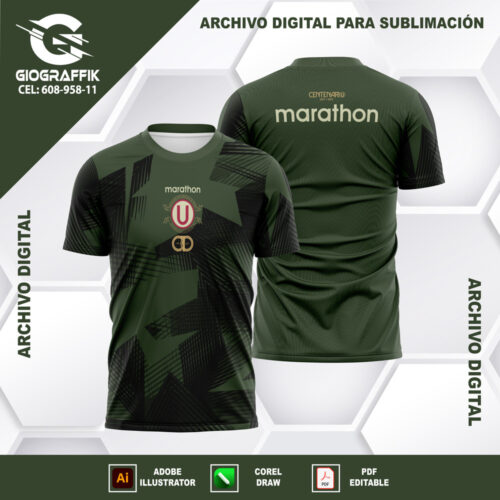 UNIVERSITARIO GREEN GEOMETRIC ANIVERSARIO
