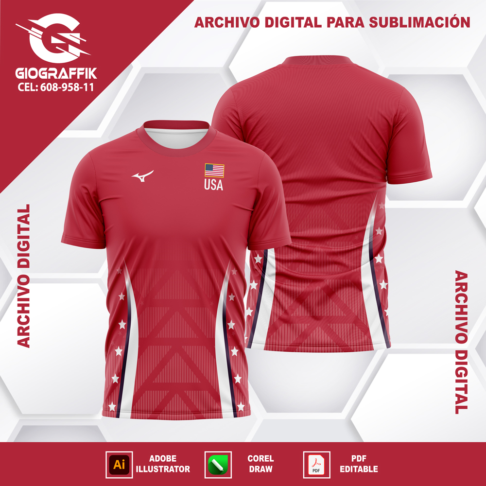 USA RED BLUE GEOMETRIC C USA RED BLUE GEOMETRIC C