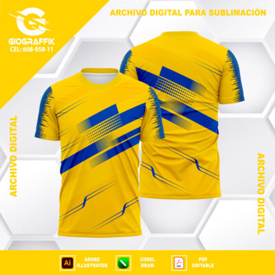 YELLOW GEOMETRIC BLUE