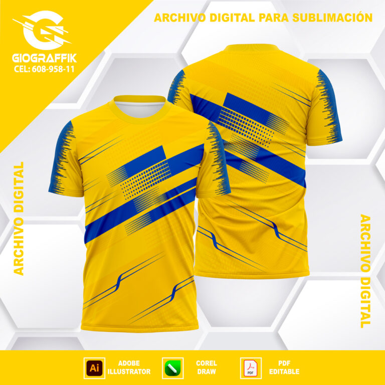 YELLOW GEOMETRIC BLUE