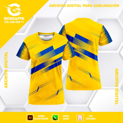 YELLOW GEOMETRIC BLUE
