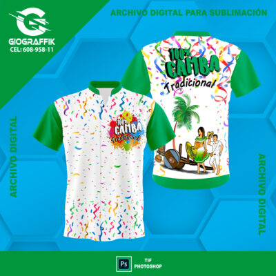 100% CAMBA TRADICIONAL WHITE CARNAVAL
