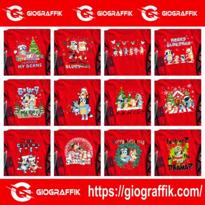 BLUEY NAVIDAD PLAYERA