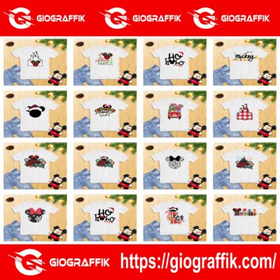 NAVIDAD DISNEY RED BLACK