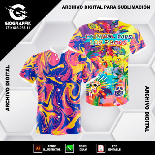 ACUARELA GRUNGE MANCHA CARNAVAL
