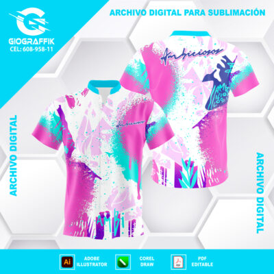 AMBICIOSO GRUNGE ROSADO MANCHAS