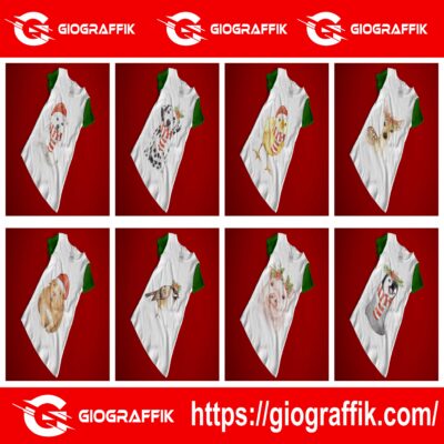 ANIMALITOS PLAYERAS NAVIDAD