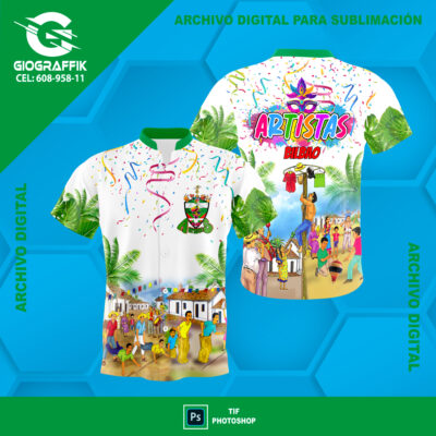 ARTISTAS BILBAO CARNAVAL HOJAS WHITE