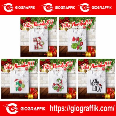 CAMISETAS HOHOHO NAVIDAD